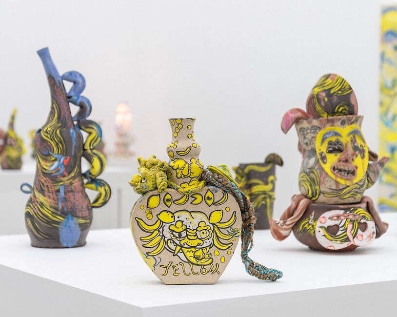 Installation view of <i>Stranger Yellow</i>