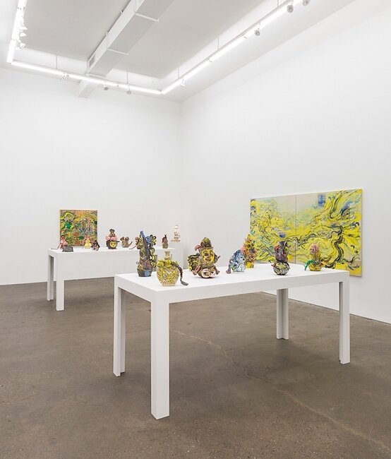 Installation view of <i>Stranger Yellow</i>