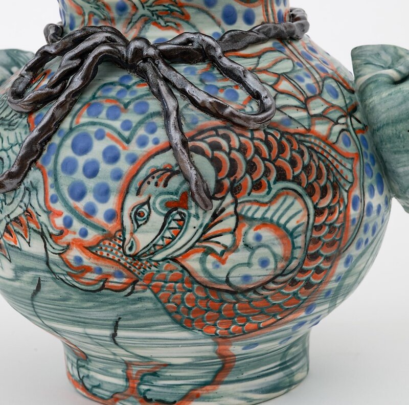 Behemoth and Haetae (detail view)